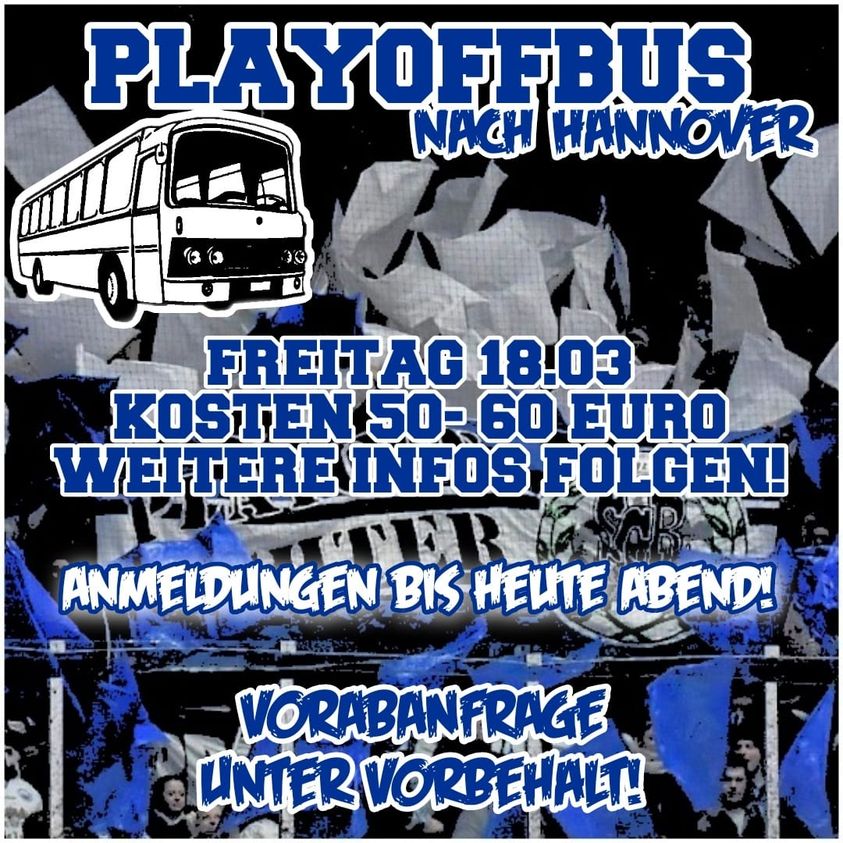 Playoffbus nach Hannover