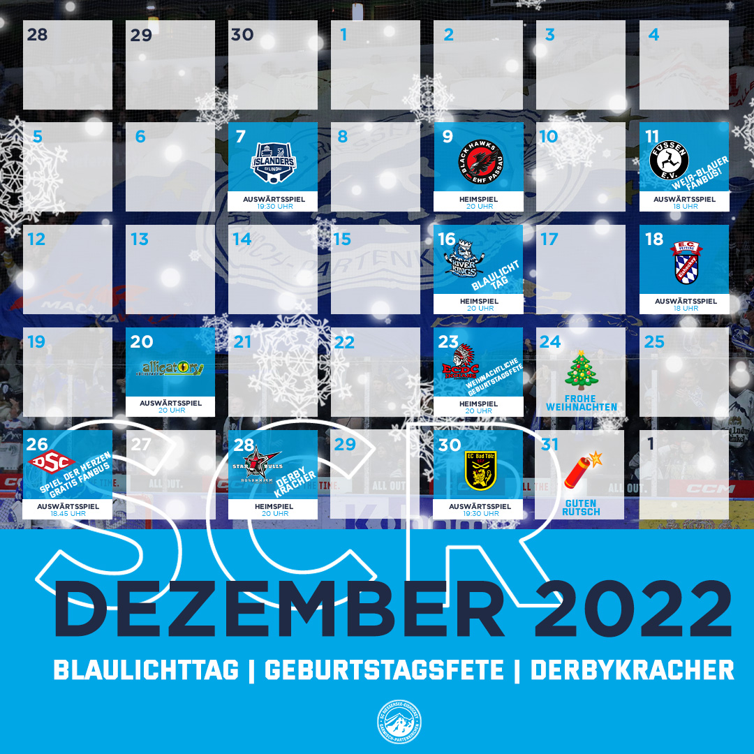Dezember = Eishockeyzeit - Alle Infos und Aktionen