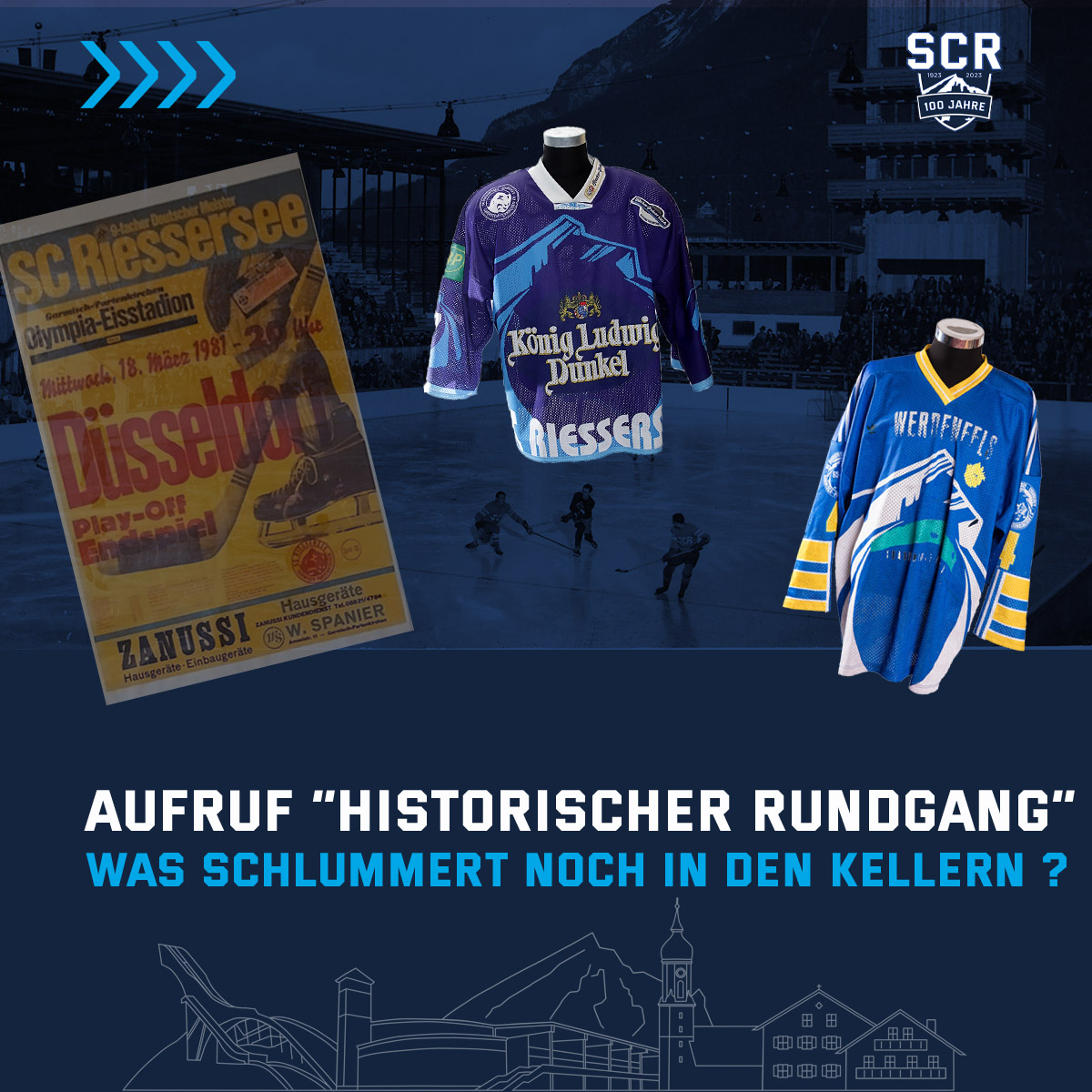     Aufruf an alle Fans und Freunde des SC Riessersee, Sammler und Hobby-Historiker!