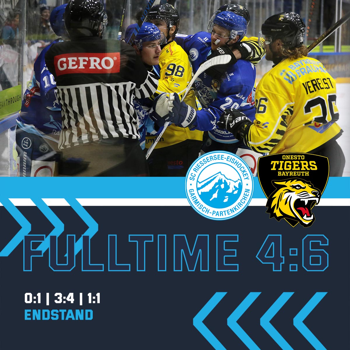 Knappe Niederlage für den SCR