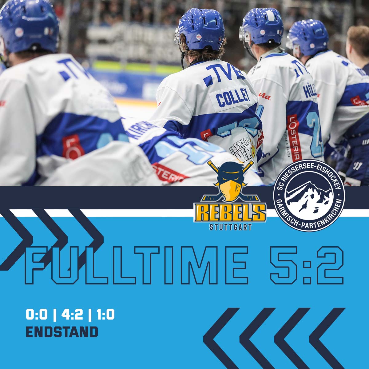 SC Riessersee verliert in Stuttgart nach starkem Beginn deutlich