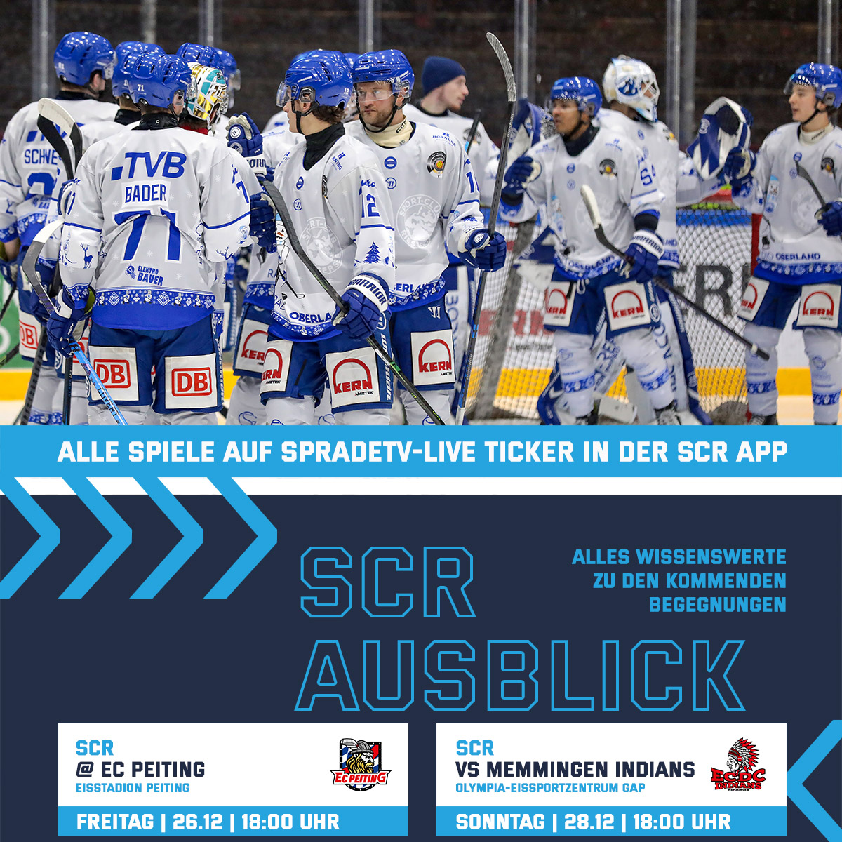 SCR am 2.Weihnachtsfeiertag in Peiting