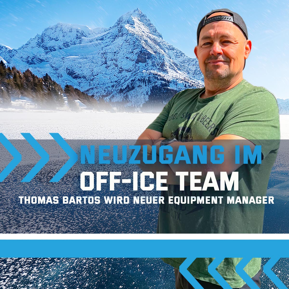 Neuer Equipment Manager für die Weiß-Blauen