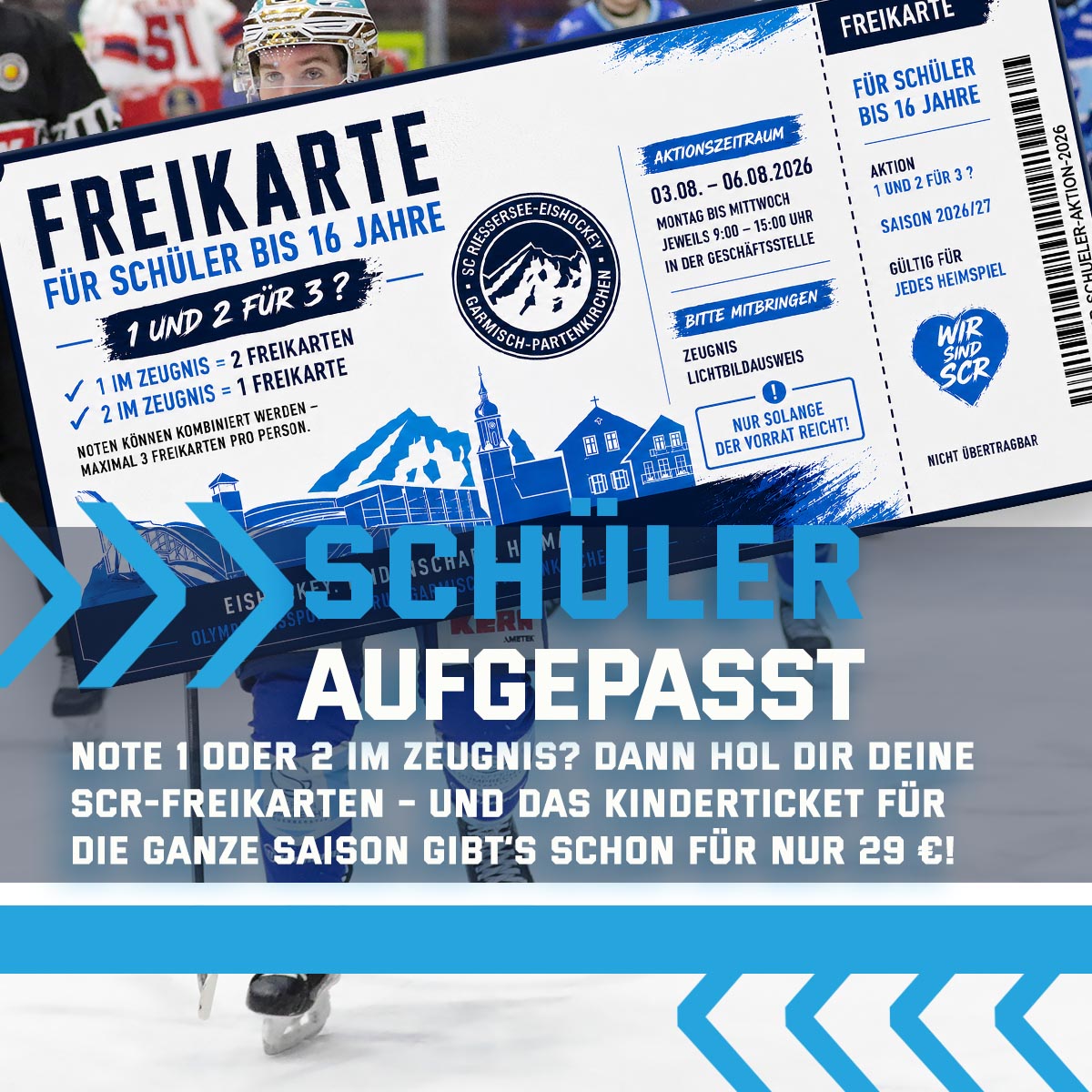 1 und 2 für 3? – Die große SCR-Zeugnisaktion!