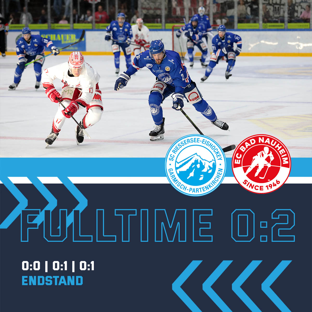 SCR unterliegt Bad Nauheim knapp mit 0:2