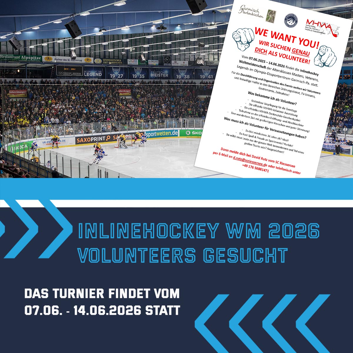 Inlinehockey WM - im Olympia Eissportzentrum
