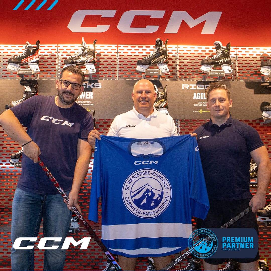 CCM Hockey bleibt weiter Ausrüster der Weiß-Blauen
