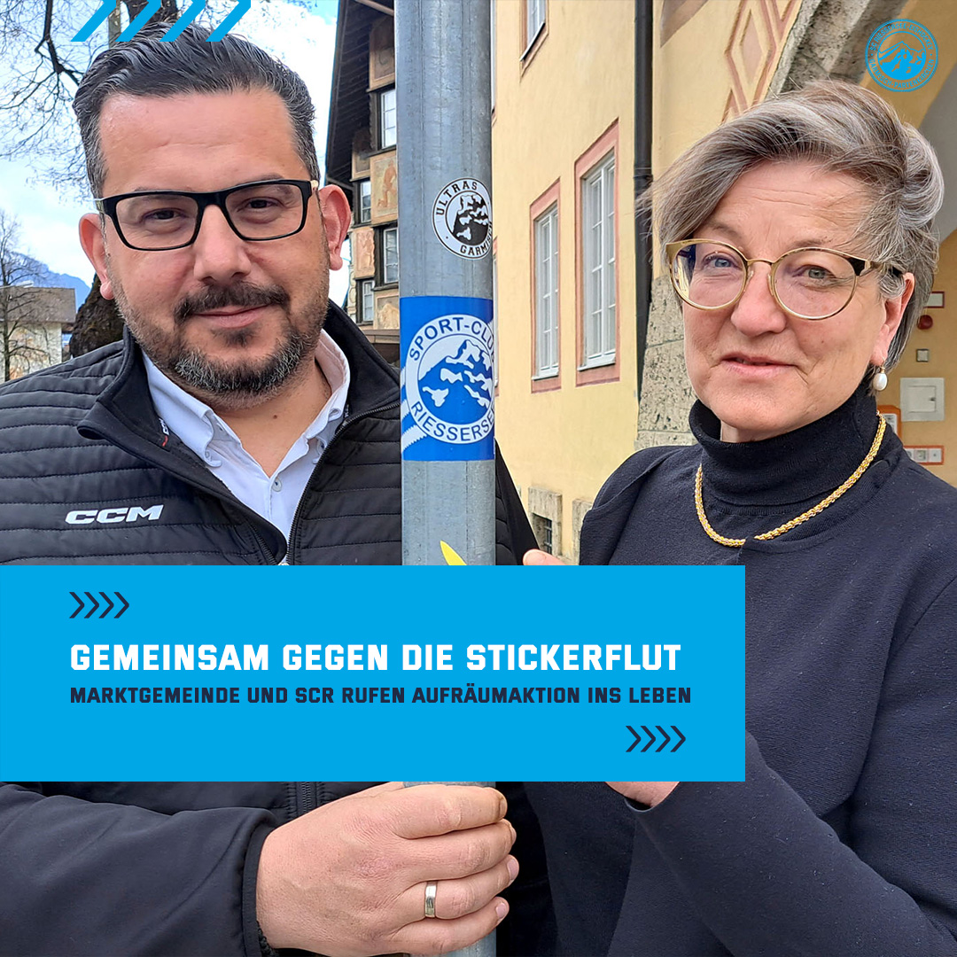 Gemeinsam gegen die Sticker-Flut in Garmisch-Partenkirchen