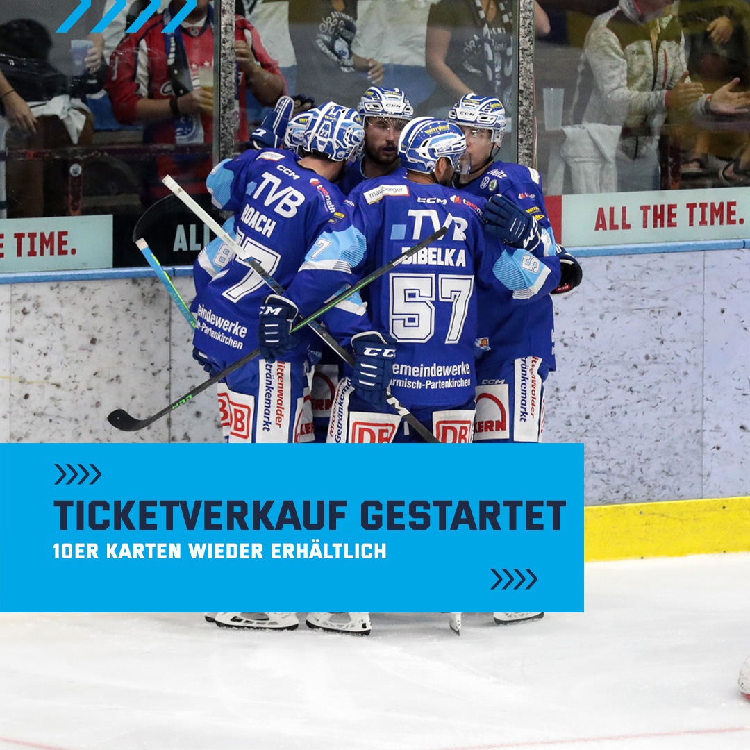 Ticketverkauf für die ersten beiden Spiele gestartet - SC Riessersee - Eishockey