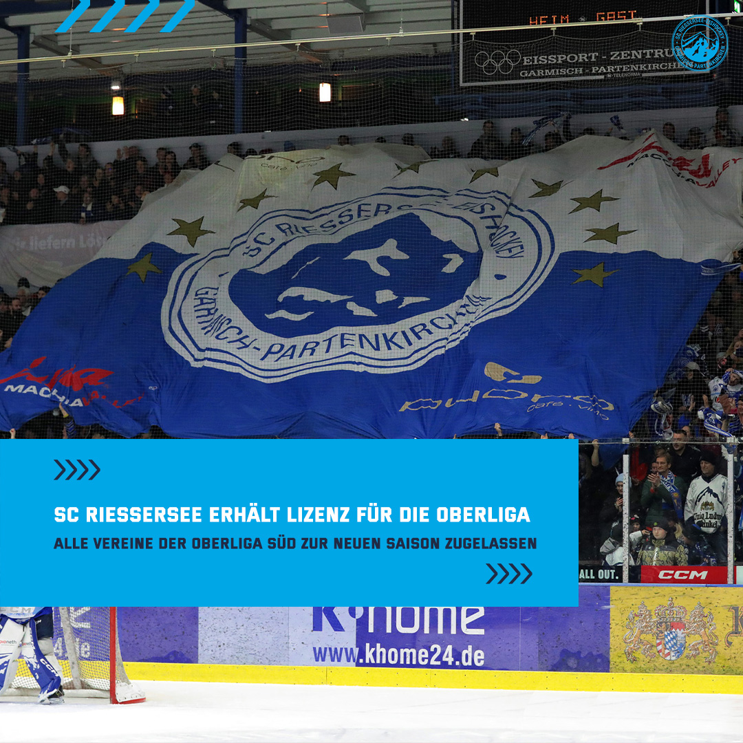 SC Riessersee erhält Lizenz für die Oberliga