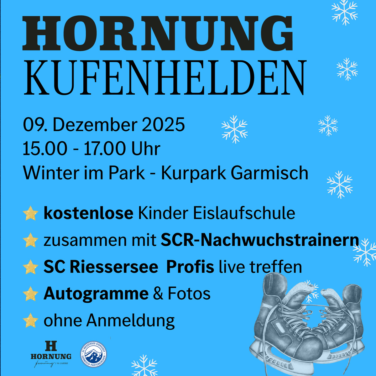 ❄️⛸ 𝗛𝗢𝗥𝗡𝗨𝗡𝗚 𝗞𝗨𝗙𝗘𝗡𝗛𝗘𝗟𝗗𝗘𝗡 – 𝘀𝘂𝗽𝗽𝗼𝗿𝘁𝗲𝗱 𝗯𝘆 𝗦𝗖𝗥 ⛸❄️